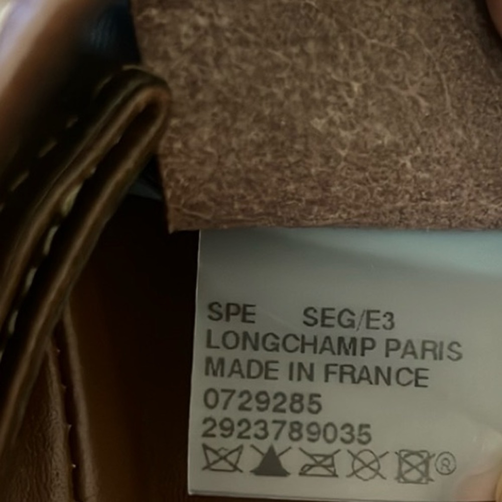 Longchamp Rich Brown Leather Satchel - Picture 10 of 16